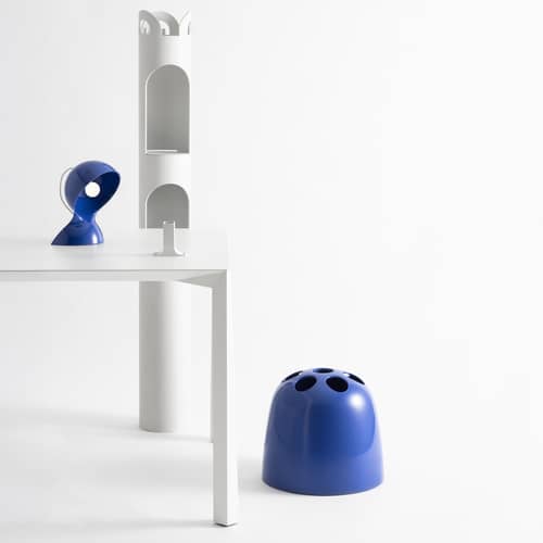 Lampe de table Dalù / Vico Magistretti, 1969 - Artemide - Bleu Klein - Thermoplastique moulé