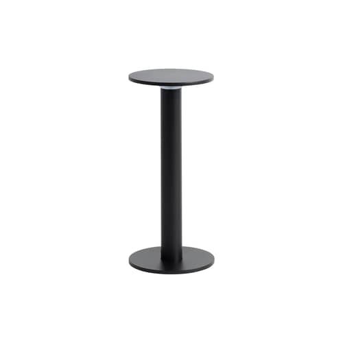 Lampe extérieur sans fil rechargeable Host Small / LED - H 22 cm / Fixation magnétique - Hay - Anthracite - Acier thermolaqué, Aimant, Aluminium thermolaqué