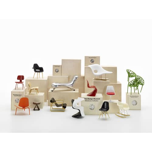Miniatur Panton Chairs Vitra / Panton (1959 / 1960) - 5er Set