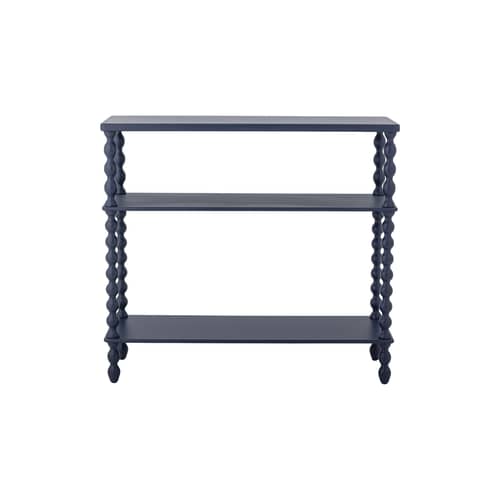 Consolle Salino legno blu / Scaffale - L 90 x P 30 x H 81 cm - Bloomingville - Blu - Abete, MDF