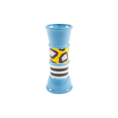 Vase Carrot céramique multicolore by Nathalie du Pasquier / 1985 - Memphis Milano - Multicolore - Céramique