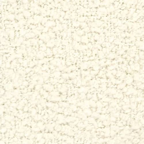 Canapé convertible Ghost 15 tissu blanc / 2 places - L 200 cm - Gervasoni - Blanc (tissu bouclé Nantes) -  Plumes, Bois, Mousse polyuréthane, Tissu