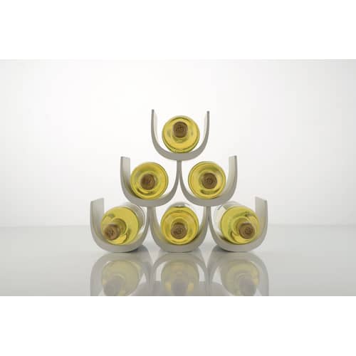 Casier à bouteilles Noè plastique blanc / Modulable - 6 bouteilles - Alessi - Blanc - Résine thermoplastique