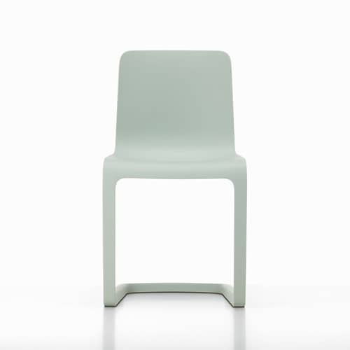 EVO-C Chair plastic material green / Polypropylene - Vitra - Light mint - Polypropylene