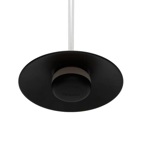Applique d\'esterno Chap-O metallo nero / Lampada senza fili - Fatboy - Nero - Metallo rivestito