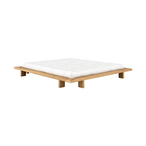Japan Double bed natural wood / For Mattress 180 x 200 cm - KARUP - Natural Oiled Oak (602) - Oiled oak, Solid pine