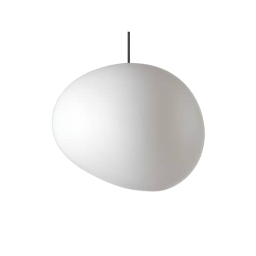 新品　foscarini gregメディアサイズ 引っ掛けシーリング特注仕様 Outdoor pendant Gregg Grande Foscarini L 46 cm - White - Plastic