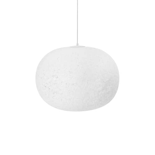 Act Pendant plastic material white / Ø 80 cm - Recycled - Normann Copenhagen - Ø 80 cm / White - Recycle polyethylene