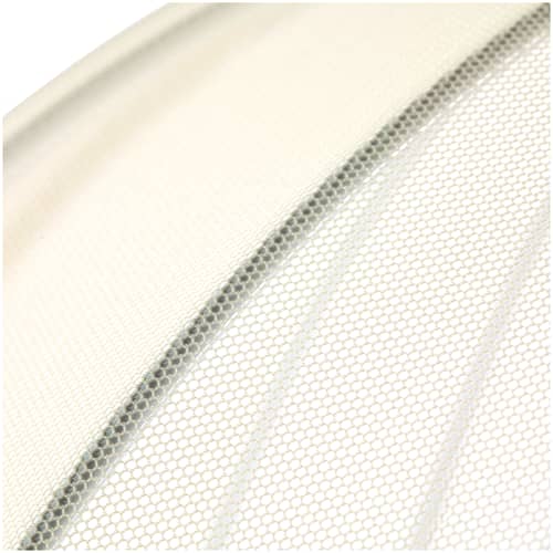 Suspension Balloon Large tissu gris / Résille translucide - Ø 53 x H 60 cm - Bolia - Ivoire - Métal, Tissu élastique