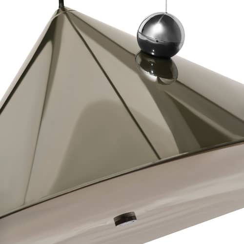 Suspension Pose LED métal vert / Ø 43 x H 30 cm - Orientable - Tom Dixon - Varech - Acier thermolaqué