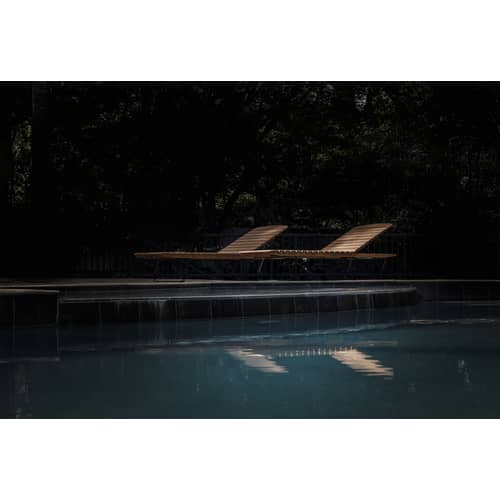 Transat inclinable Molo bois naturel - Houe - Bambou - Bambou