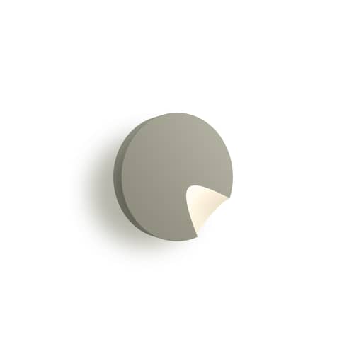 Applique Dots LED plastique vert / Ø 17,5 cm - Lumière orientable & interrupteur - Vibia - Vert (ABS) - ABS laqué