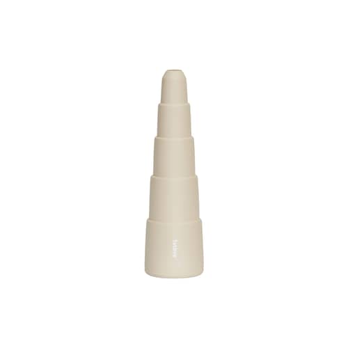 Bougeoir Spire métal beige Step / H 26 cm - Fatboy - Pierre - Aluminium