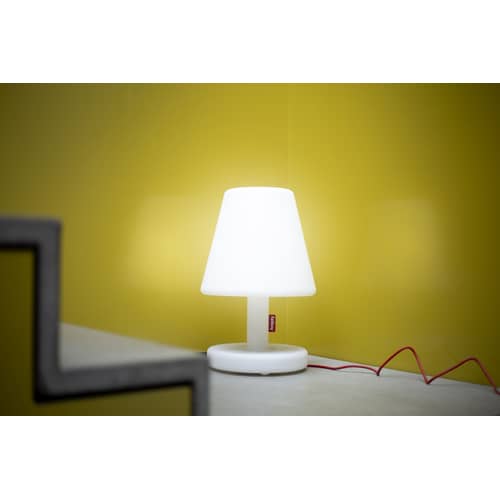Edison the Medium Bluetooth Outdoor lamp plastic material white / H 51 cm - LED - Fatboy - White / Bluetooth - Polythene