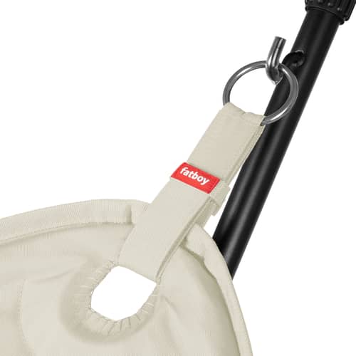 Hamac avec support Headdemock / Polyester - Avec coussin - Fatboy - Crème - Acier, Mousse, Tissu polyester