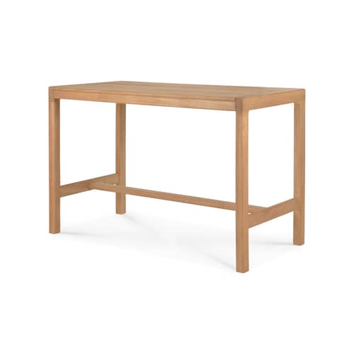 Jack Outdoor High table textile natural wood / 160 x 80 x H 105 cm - 6 persons - Ethnicraft - Teak - Solid teak