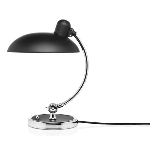Lampada da tavolo Kaiser idell metallo bianco / Ripubblicato nel 1930 - Fritz Hansen - Bianco - Acciaio, Ottone