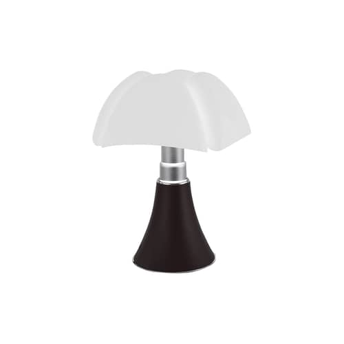 Lampada senza fili ricaricabile Minipipistrello LED materiale plastico marrone / H 35 cm - Ricaricabile USB - Martinelli Luce - Marrone scuro - Acciaio galvanizzato, Alluminio laccato, Metacrilato opalino