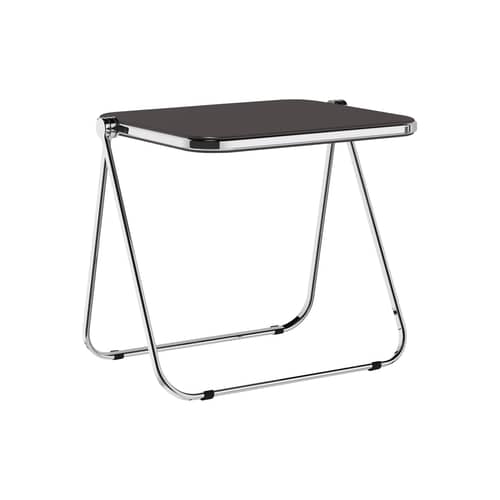 Scrivania pieghevole Platone legno nero / Giancarlo Piretti, 1970 - 83 x 65 cm - ANONIMA CASTELLI - Nero - Alluminio lucido, Stratificato