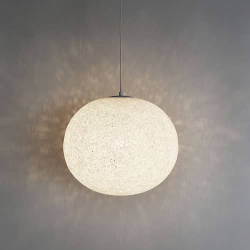 Sospensione Act materiale plastico bianco / Ø 60 cm - Riciclato - Normann Copenhagen - Ø 60 cm / Bianco - Polietilene riciclato