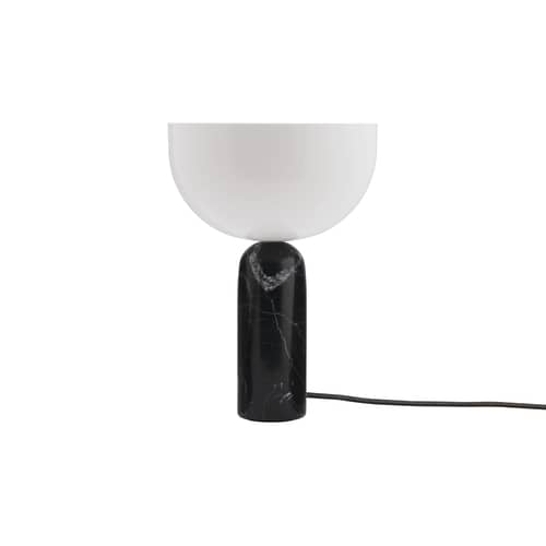 Kizu Small Table lamp stone black / Marble base - H 35 cm - NEW WORKS - Black marble - Acrylic, Marble