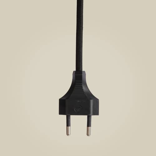 Java Wall light with plug wood black - GOOD&MOJO - Black - Bamboo