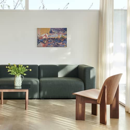 Chisel Armchair natural wood - Hay - Walnut - Walnut plywood