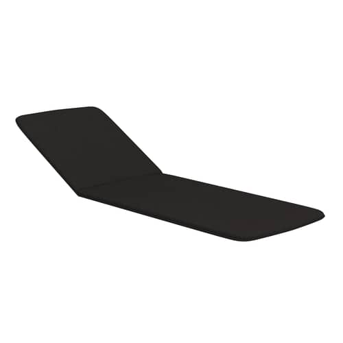 Armlehne  textil schwarz / Für Molo Sonnenliege Molo - Houe - Graphitschwarz - Polyurethan-Schaum, Sunbrella Heritage Stoff