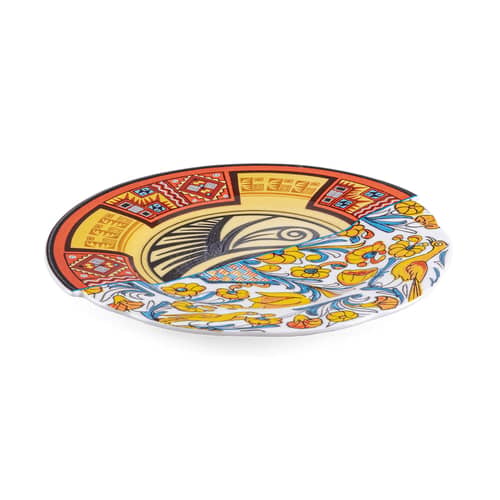 Assiette à dessert Hybrid Huaricanga céramique multicolore / Ø 20 cm - Seletti - Huaricanga - Porcelaine