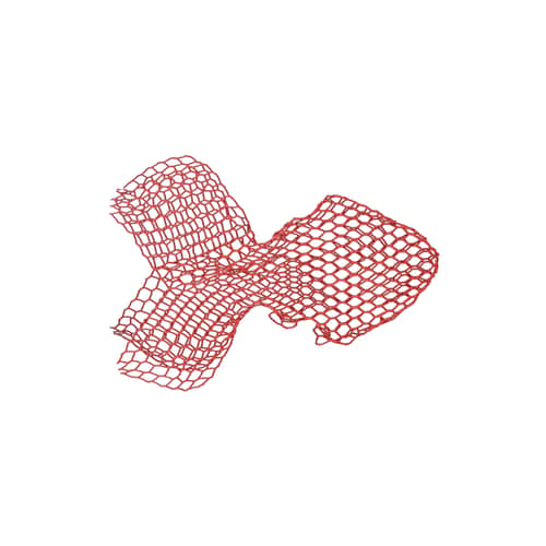 Décoration à suspendre Poisson Small / L 50 cm - Grillage - Magis - L 50 cm / Rouge - Grillage métallique verni