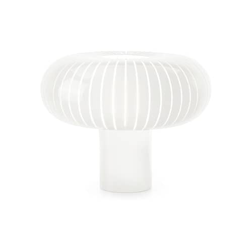 Lampe de table Teresa / Ø 50 x H 43 cm - Recyclé - Kartell - Blanc - PMMA recyclé