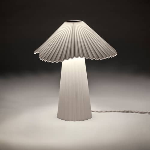 Lampe de table Uala Small / Ø 30.5 x H 34 cm - Serax - Blanc - Porcelaine
