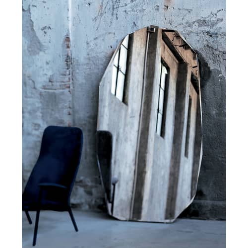 Miroir à poser Kooh-I-Noor verre miroir / L 116 x H 206 cm - Glas Italia - Miroir - Verre