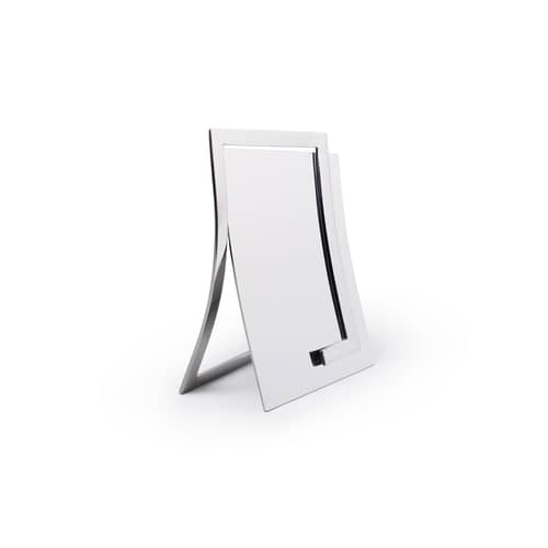 Miroir à poser Qua A6 métal / L 12.9 x H 17 cm - BANG - Miroir - Acier inoxydable
