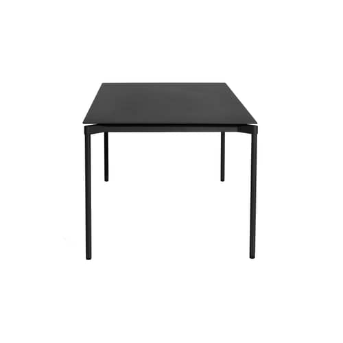 rechteckiger Tisch Fromme metall schwarz / Aluminium - 180 x 90 cm - Petite Friture - Schwarz - Aluminium