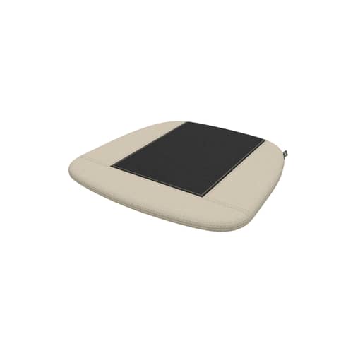 Sitzkissen Soft Seat textil beige / Typ A - 39,5 x P 38,5 - Vitra - Dunkelbeige (Stoff Hopsak) - Filz, Gewebe