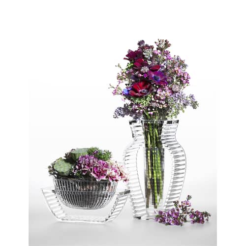 Vase I Shine plastique transparent / Eugeni Quitllet, 2013 - Kartell - Transparent - PMMA
