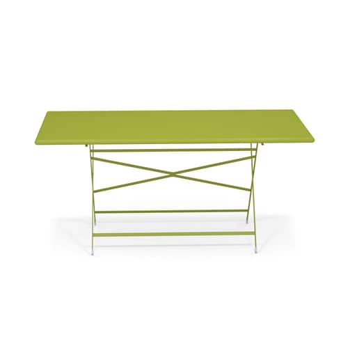 Table pliante Arc en Ciel / 160 x 80 cm - Emu - Vert - Acier verni