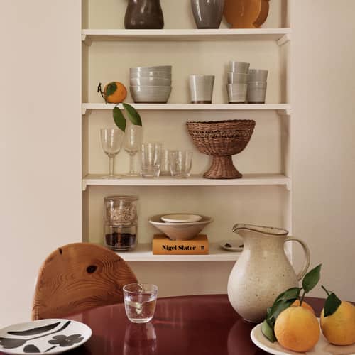Corbeille Emmy / Ø 26 x H 21 cm - BROSTE COPENHAGEN - Rotin naturel - Rotin