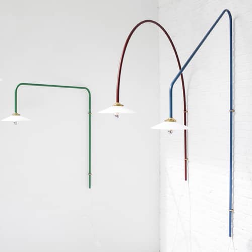 Wandleuchte mit Stromkabel Hanging Lamp n°3 metall schwarz / H 135 x B 137,5 cm - valerie objects - Schwarz - Glas, Stahl