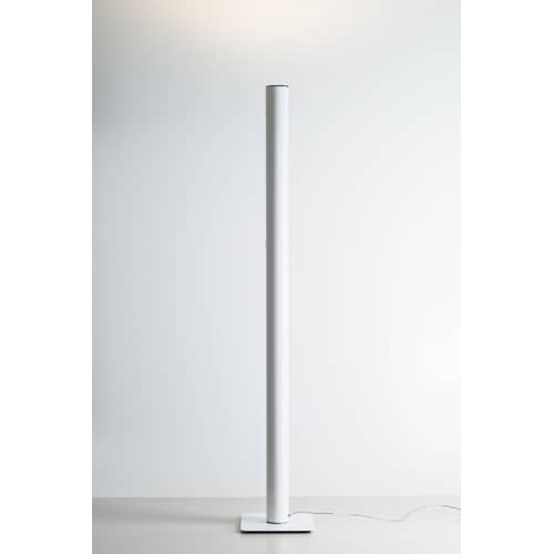 Stehleuchte Ilio LED metall weiß / Bluetooth - H 175 cm - Artemide - Weiß - bemalter Stahl, bemaltes Aluminium