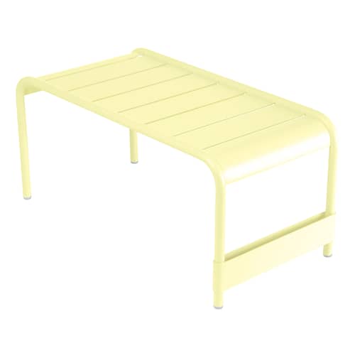 Bank Luxembourg metall gelb / Sitzbank - L 86 cm - Fermob - Zitronensorbet - lackiertes Aluminium