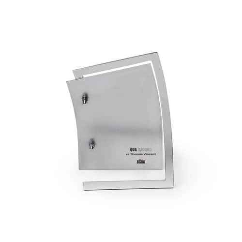 Miroir à poser Qua A6 métal / L 12.9 x H 17 cm - BANG - Miroir - Acier inoxydable