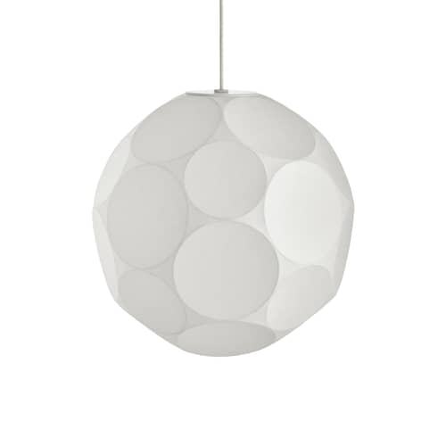 Pendelleuchte Soft Medium textil weiß / Ø 45 cm - Tom Dixon - Ø 45 cm - Gespritztes TPU, Stahl