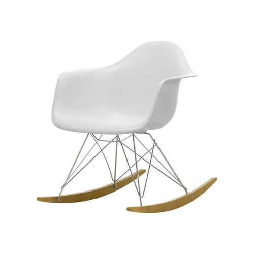 Vitra RE RAR - Eames Plastic Armchair Rocking chair - cotton white
