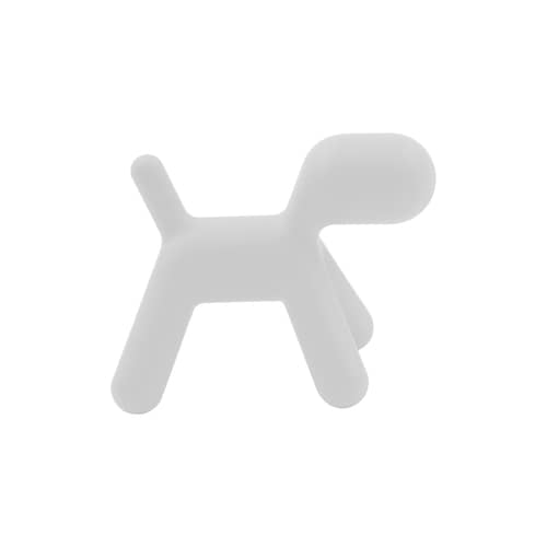 Décoration Puppy Medium plastique blanc / L 56 cm - Eero Aarnio, 2003 - Magis - Blanc mat - Polyéthylène rotomoulé