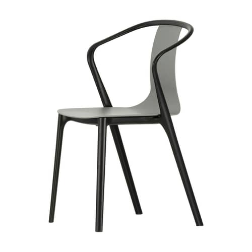 Fauteuil Belleville plastique vert / Bouroullec, 2015 - Vitra - Vert mousse - Polyamide