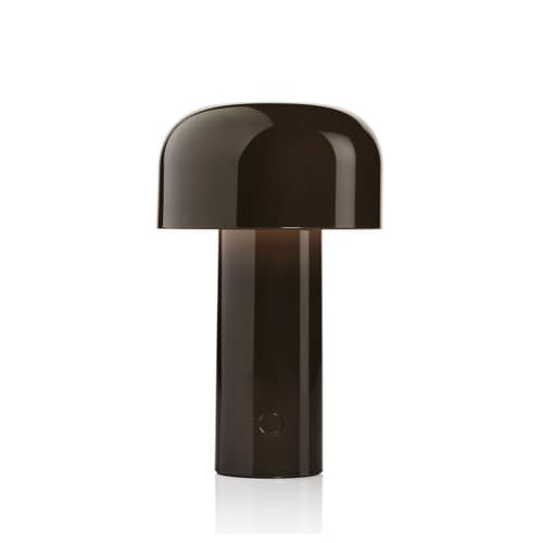 Lampe sans fil rechargeable Bellhop plastique marron - Flos - Chocolat - Polycarbonate