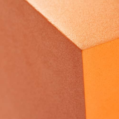 Table d\'appoint Kombo métal orange - POLSPOTTEN - Orange - Métal thermolaqué