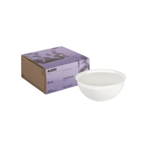 Accessoire / Bougie parfumée pour bougeoir Rocc Large fragrance Améthyste - Alessi - Cire / fragance Améthyste - Cire végétale